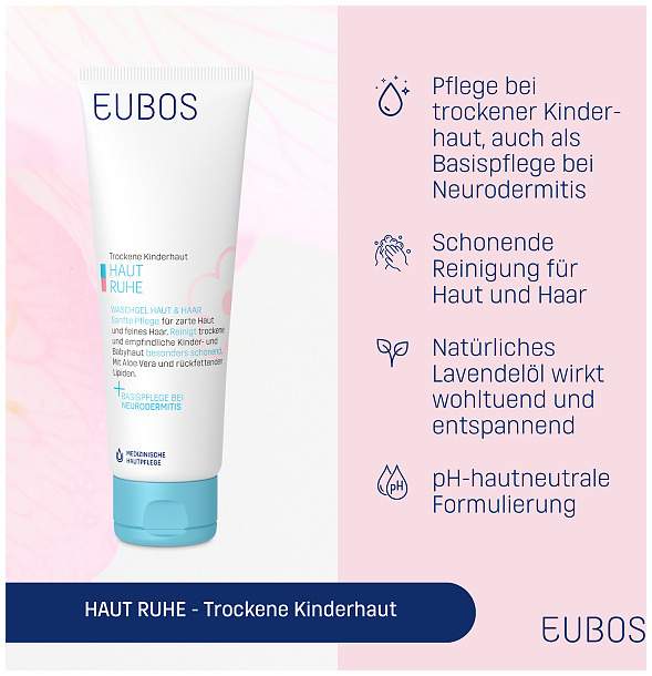 Eubos Kinder Haut Ruhe Waschgel 125 ml Gel