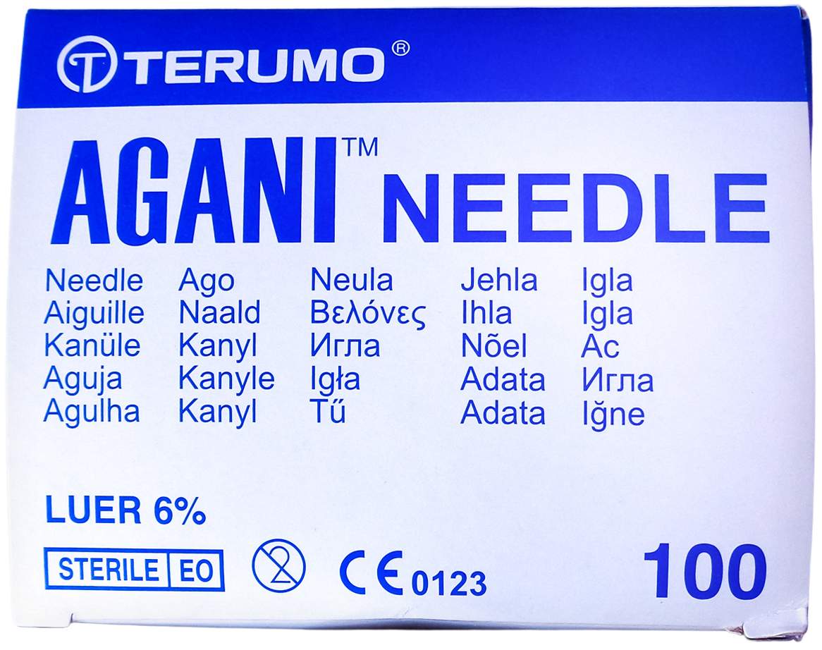 Agani Kanüle 23 G 25 mm Blau