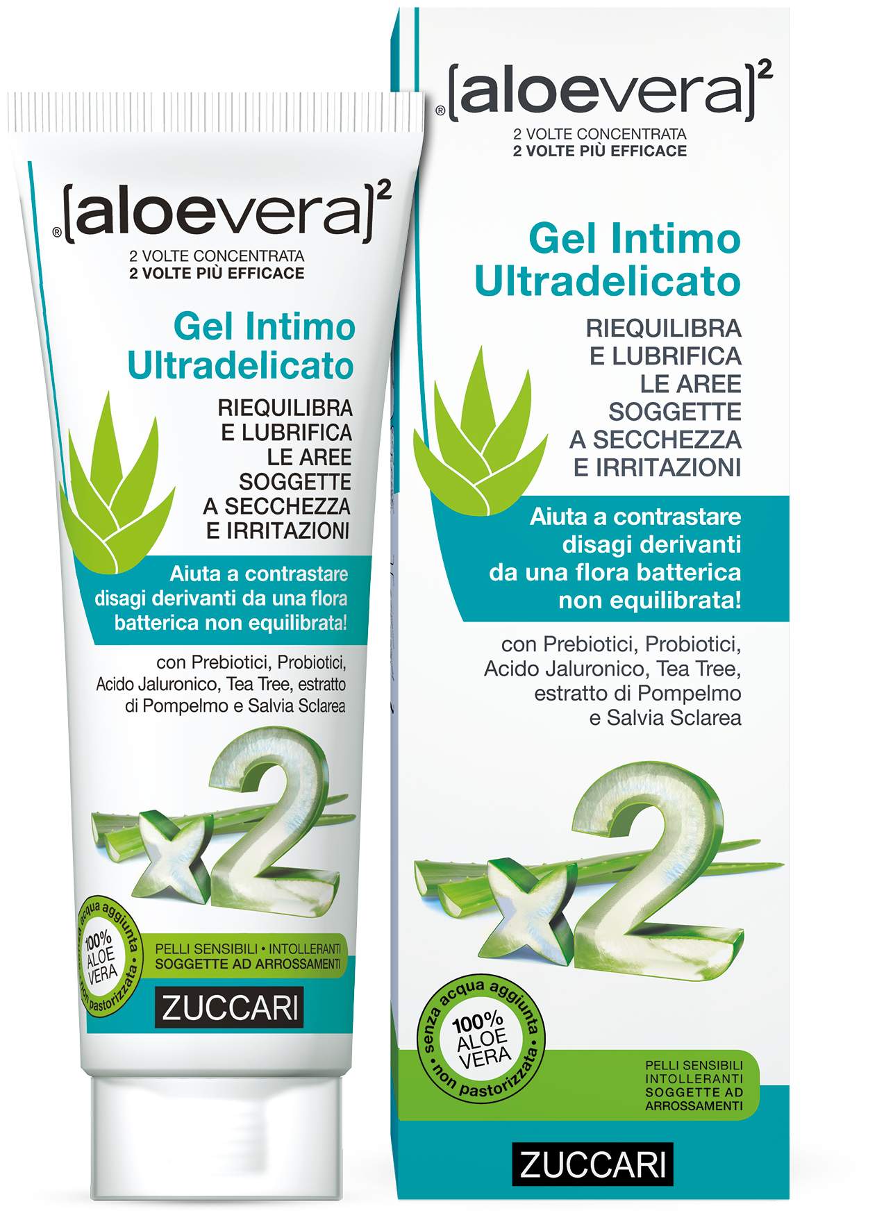 Aloevera Gel Intim Sanft Feuchtgel Zuccari 80 ml
