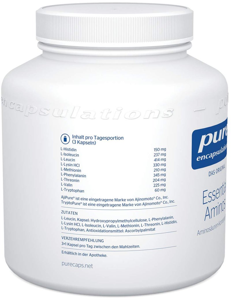 Pure Encapsulations Essential Aminos 180 Kapseln