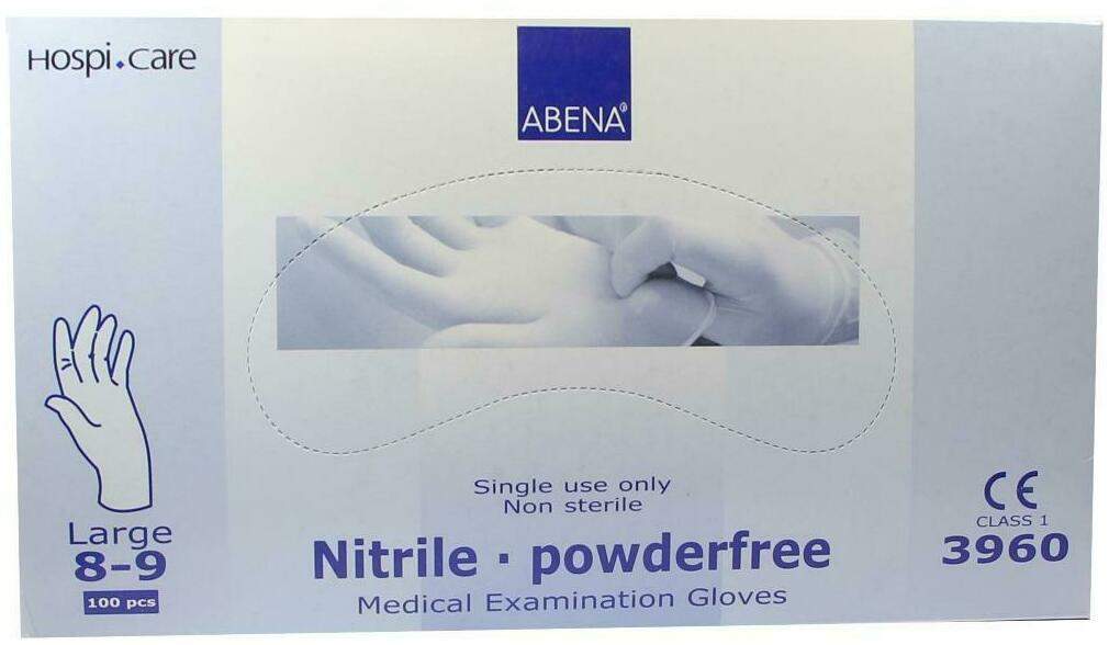 Nitril Handschuhe Ungepudert Large 100 Handschuhe