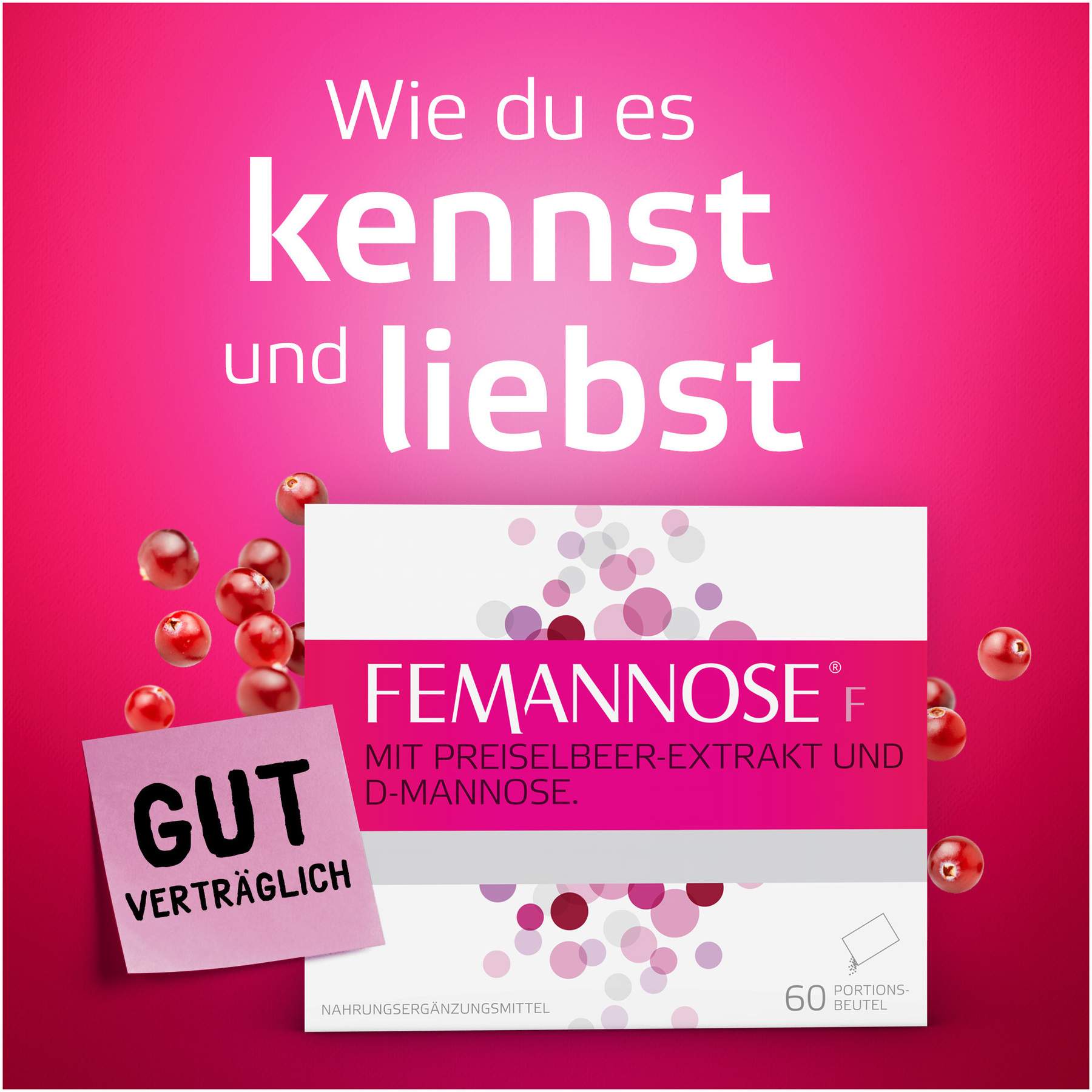Femannose F Granulat 60 Portionsbeutel