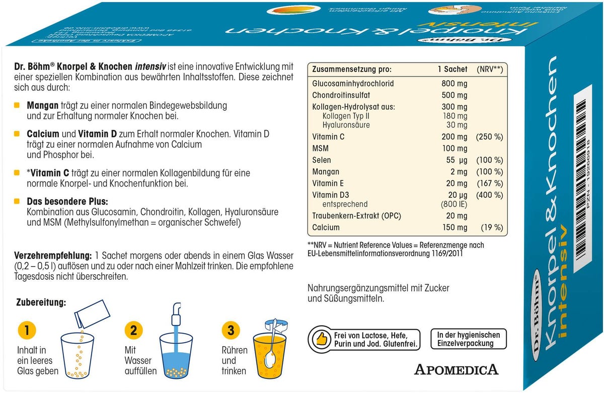 Dr.Böhm Knorpel & Knochen Intensiv 30 Sachets