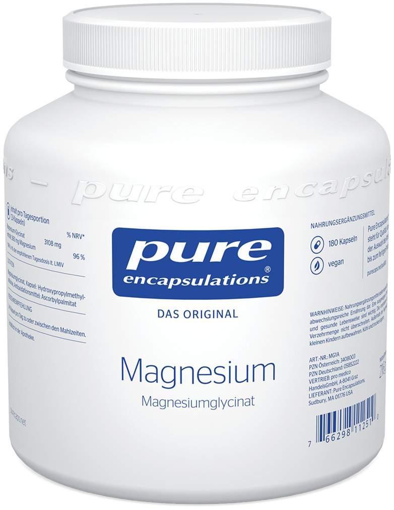 Pure Encapsulations Magnesiumglycinat 180 Kapseln
