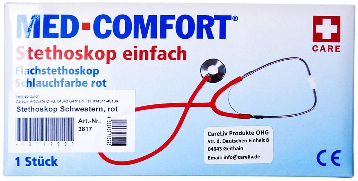 Stethoskop Schwester Rot