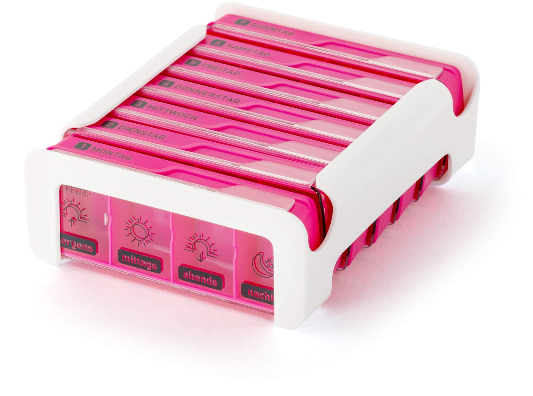 WEPA 7 Tage Compact Wochenmagazin weiß-pink