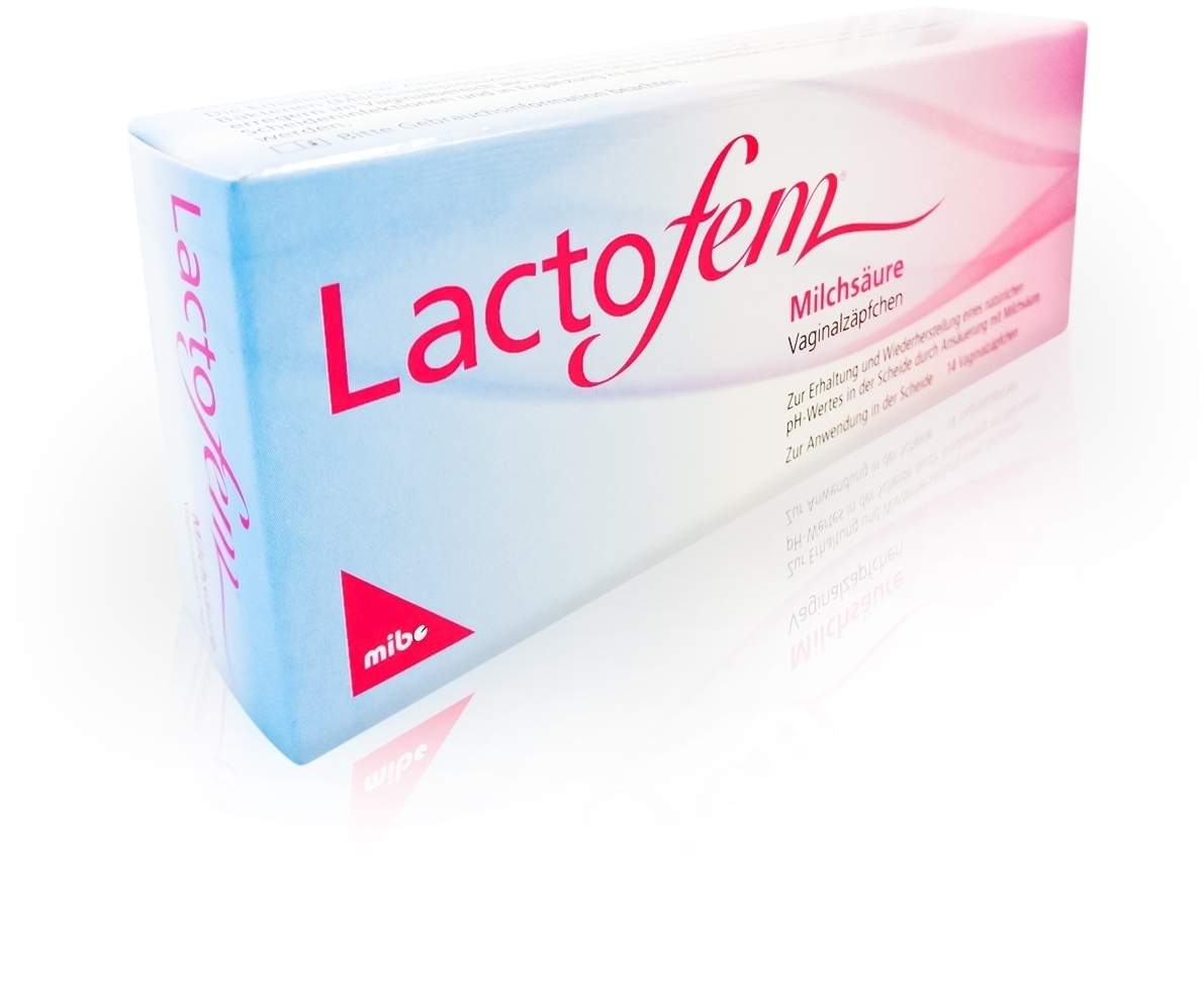 Lactofem Milchsäure 14 Vaginalzäpfchen