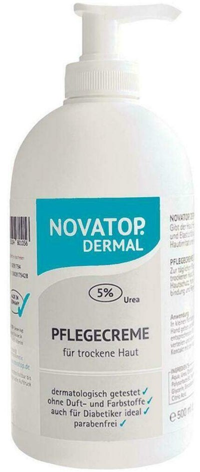 Novatop Dermal Pflegecreme 5% Urea 500ml