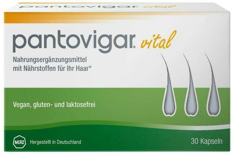 Pantovigar Vital Kapseln Mit Nährstoffen Für die Haare 30 Kapseln