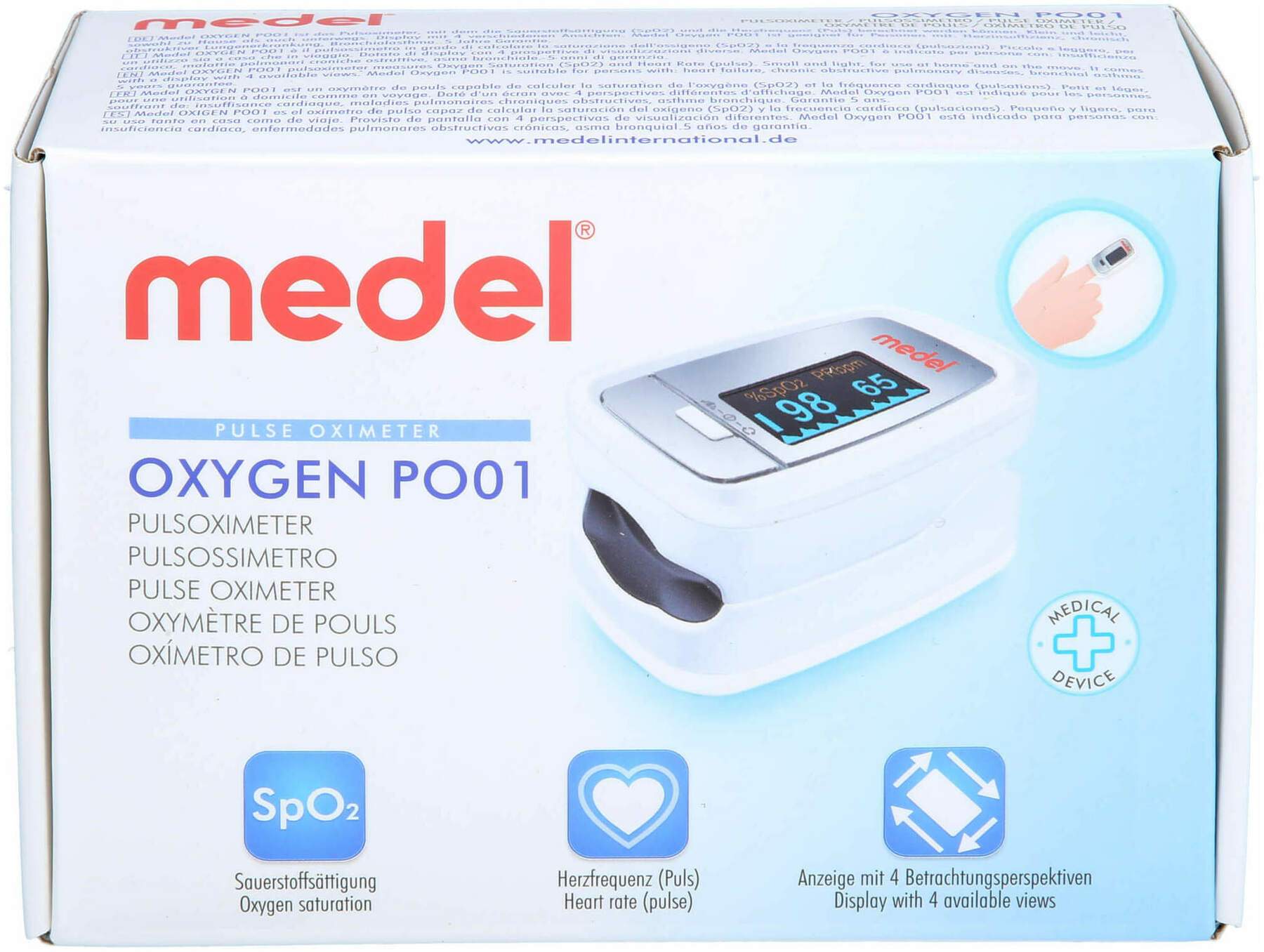 Medel Oxygen Po01 Pulsoximeter 1 Stück