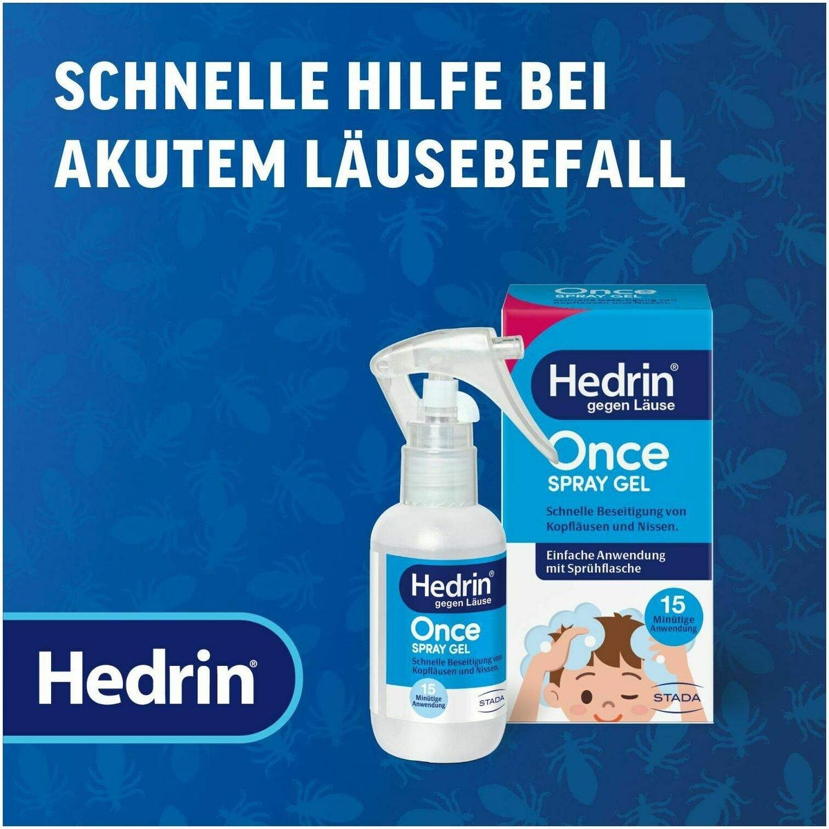 Hedrin Once 60 ml Spray Gel