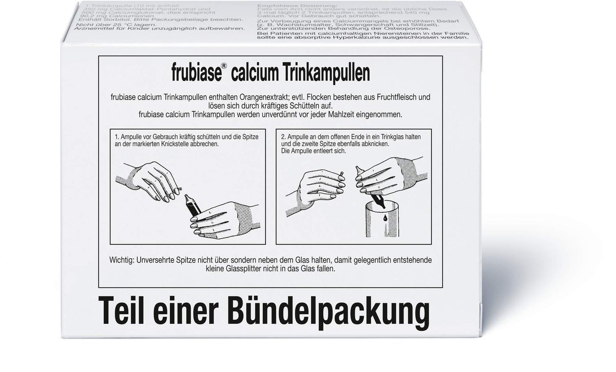 Frubiase Calcium T Trinkampullen 20 Stück