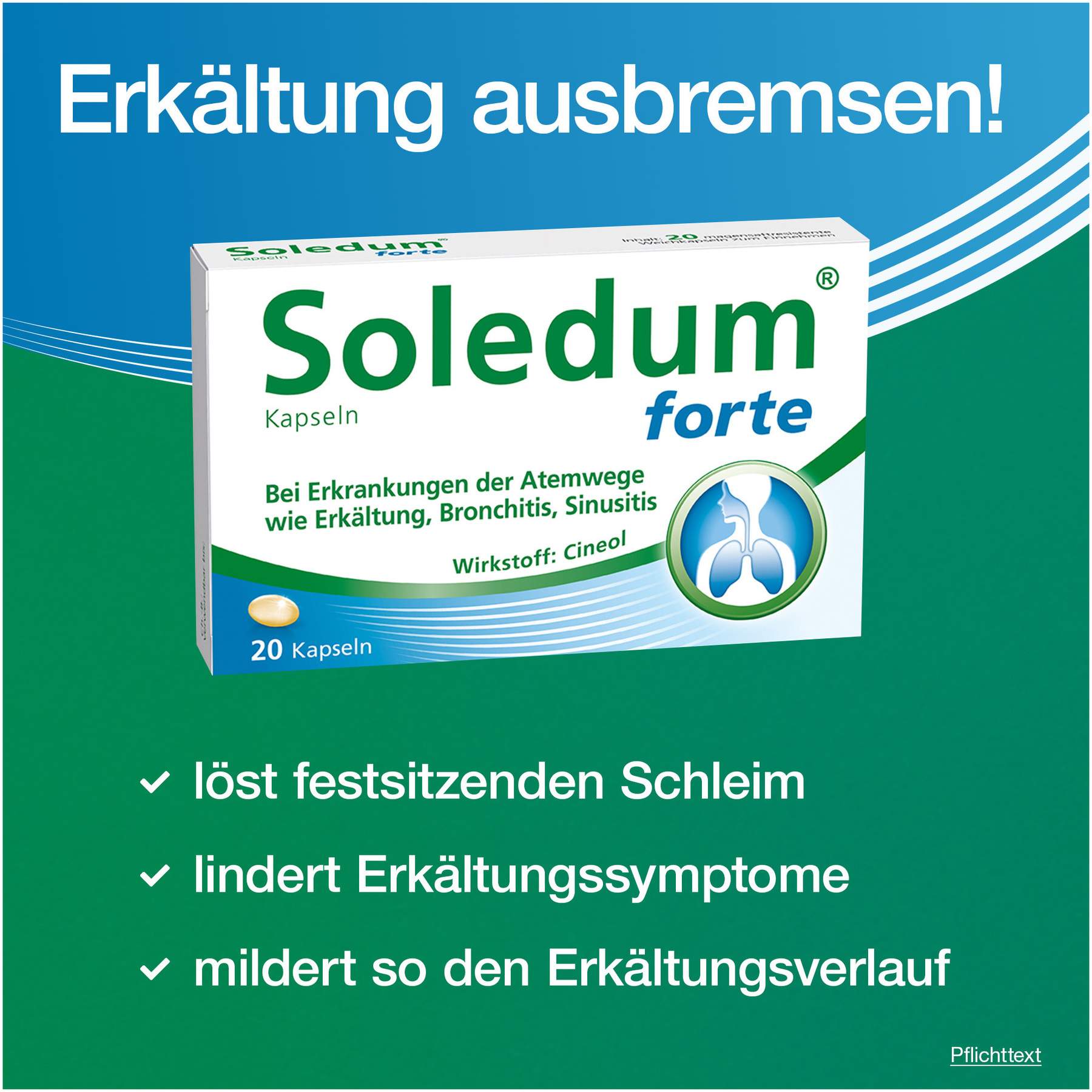 Soledum Kapseln forte 20 magensaftresistente Kapseln