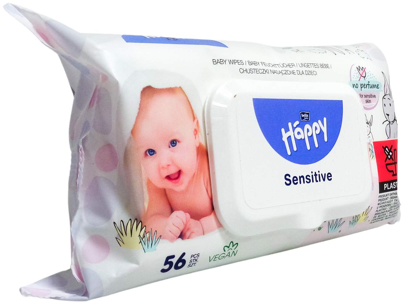 Bella Happy Baby Feuchttücher Sensitive M.Klick 56