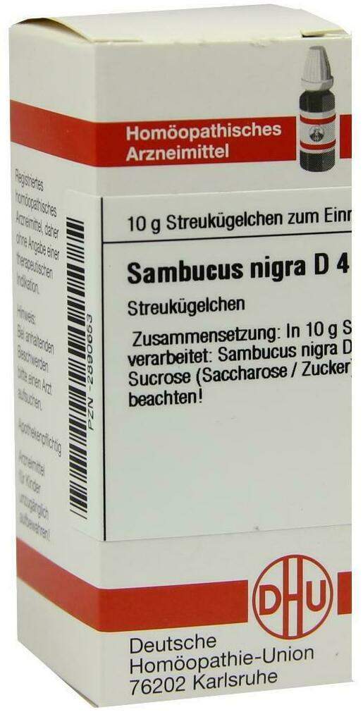 Dhu Sambucus Nigra D4 10 G Globuli