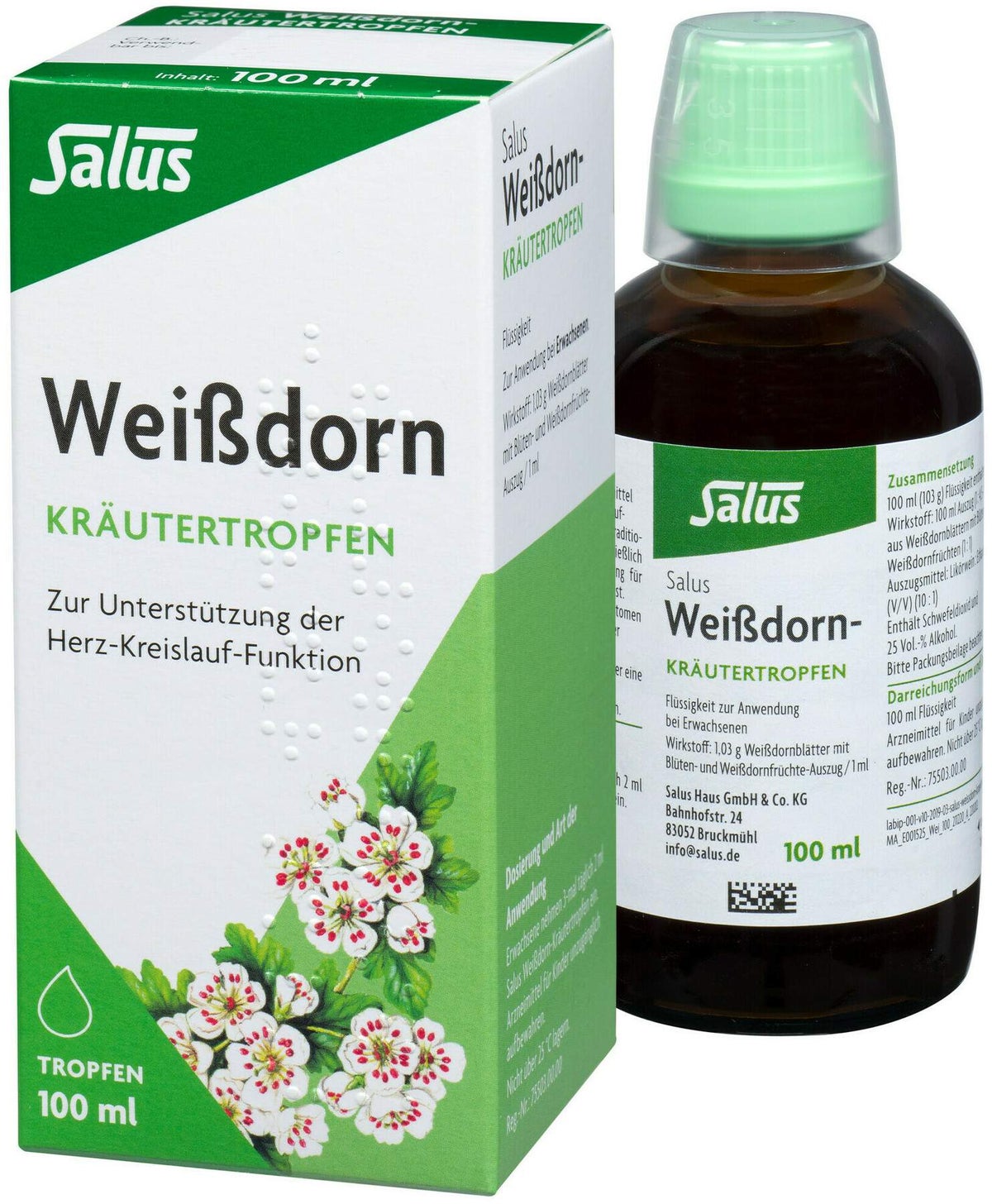 Weißdorn Kräutertropfen Salus 100 ml Flüssigkeit