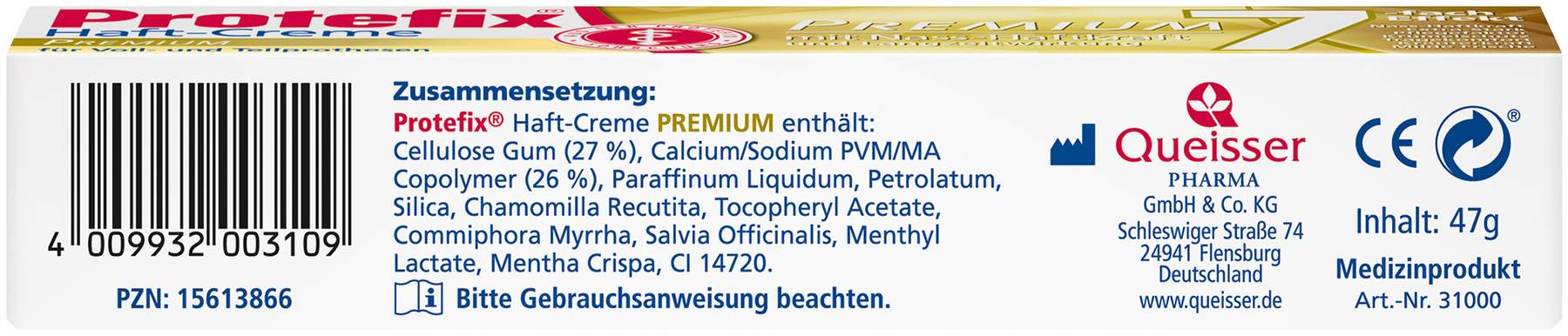 Protefix Haft-Creme PREMIUM 47 g
