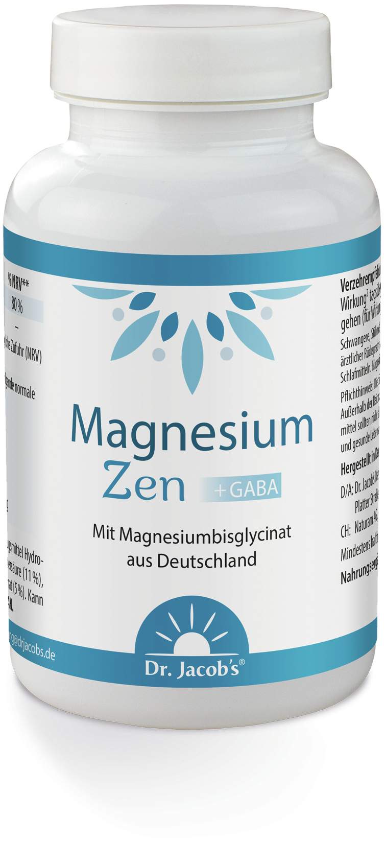 Magnesium Zen + Gaba Magnesiumbisglycinat 90 Kapseln