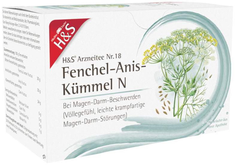 H&S Fenchel-Anis-Kümmel N 20 Filterbeutel
