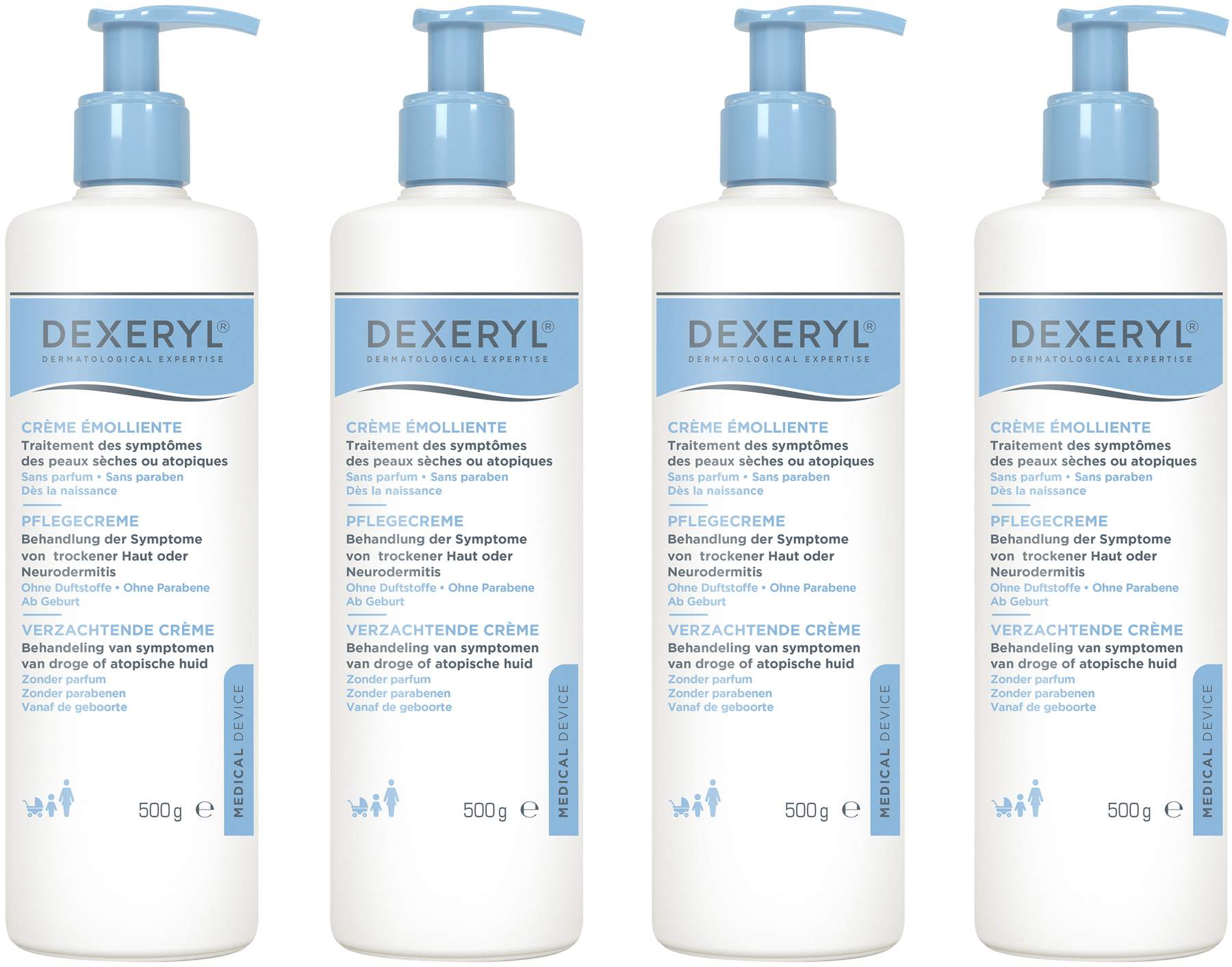Dexeryl Creme 4 x 500g