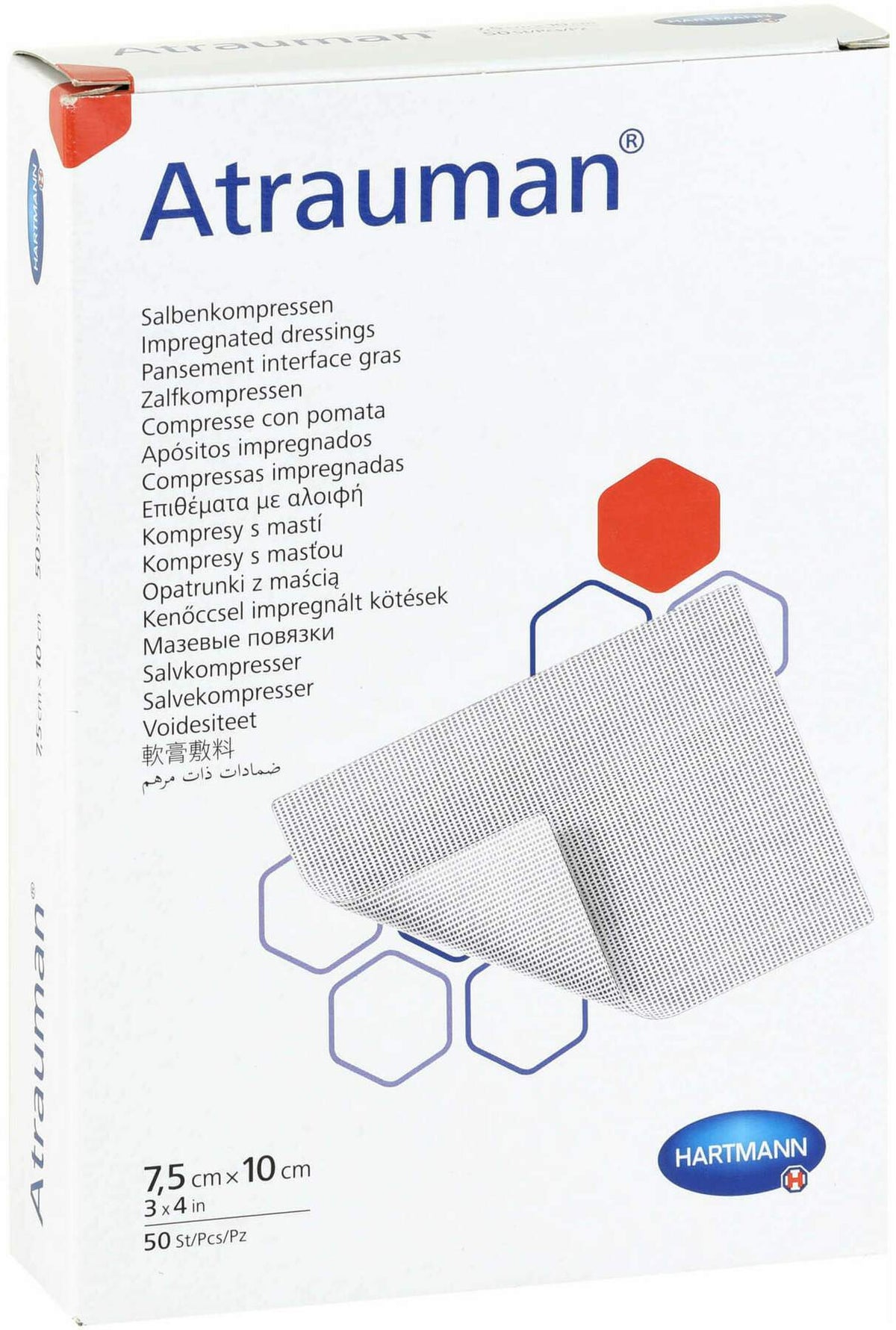 Atrauman 7,5x10 cm Steril Kompressen