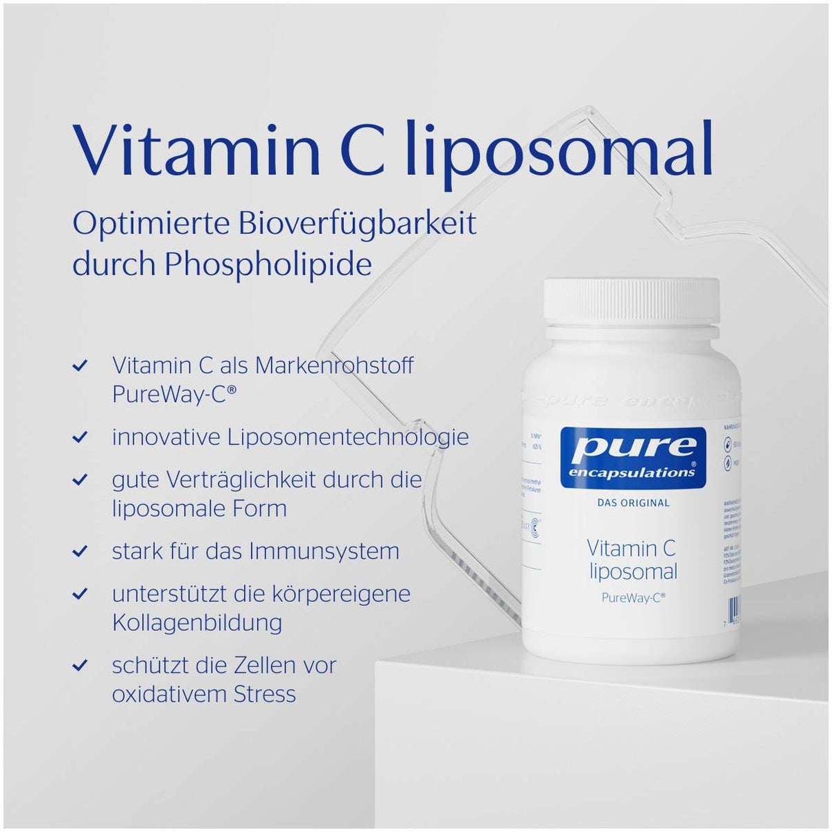 Pure Encapsulations Vitamin C Liposomal Kapseln