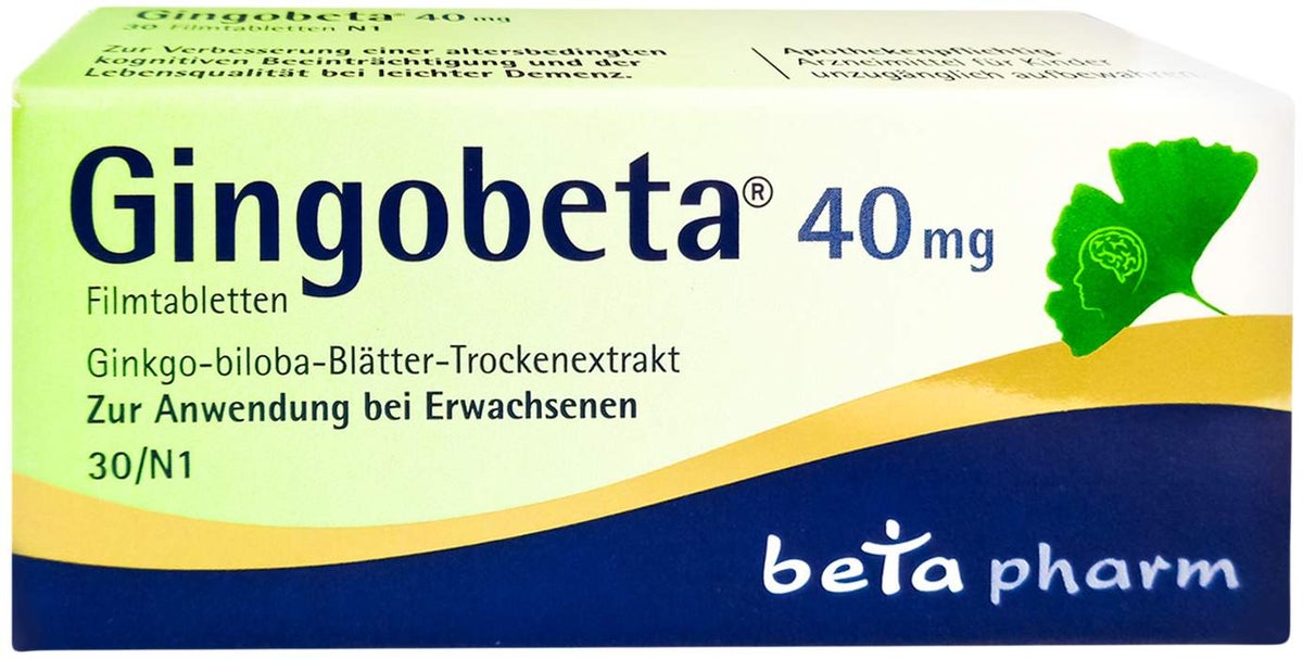 Gingobeta 40 mg 30 Filmtabletten