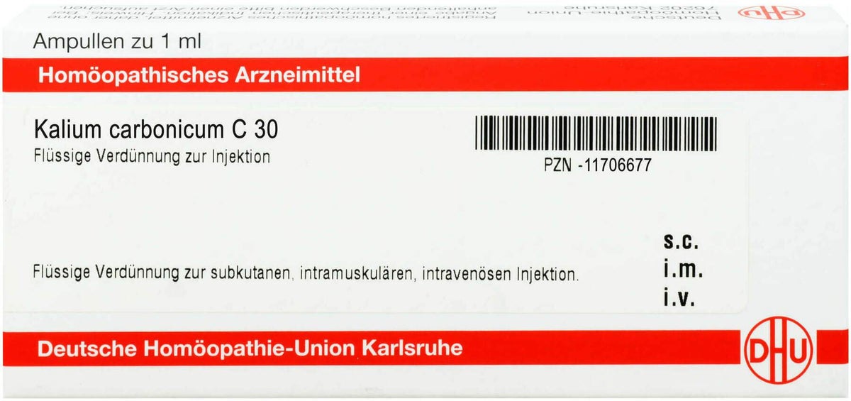 Dhu Kalium Carbonicum C30 Ampullen 8 X 1 ml