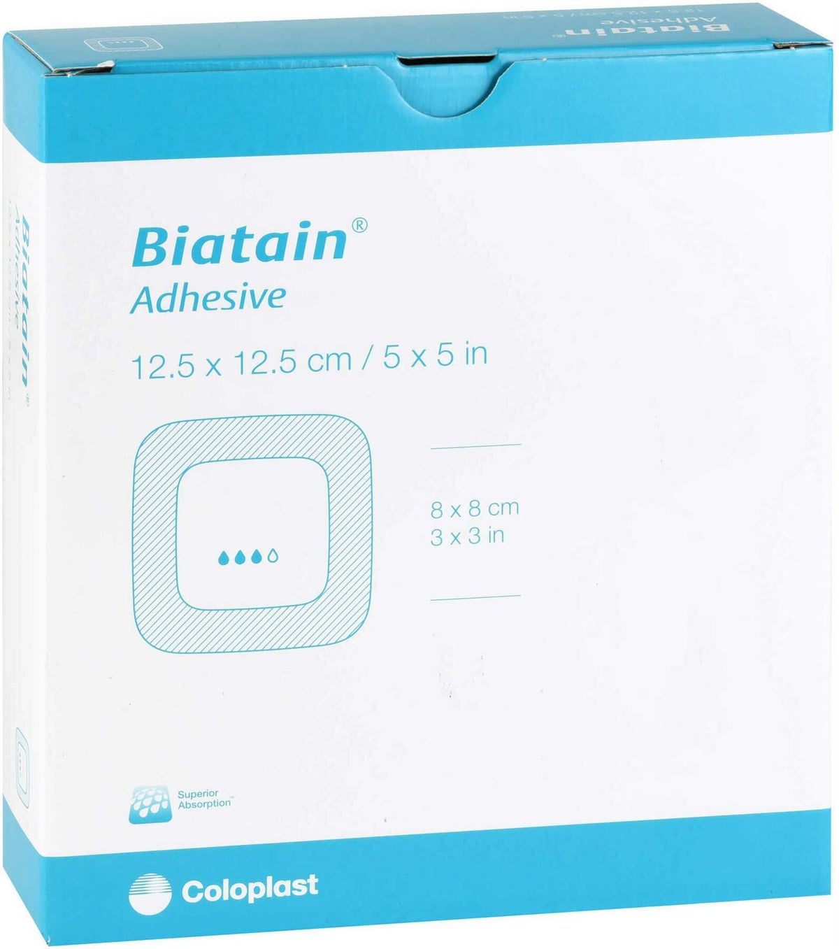 Biatain Schaumverband 12,5x12,5 cm Selbst Haftend