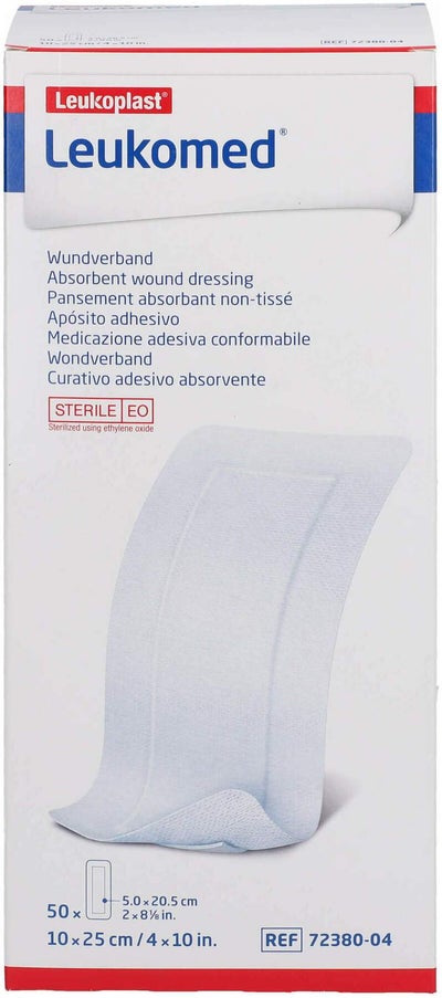 Leukomed Sterile Pflaster 10 X 25 cm  50 Stück