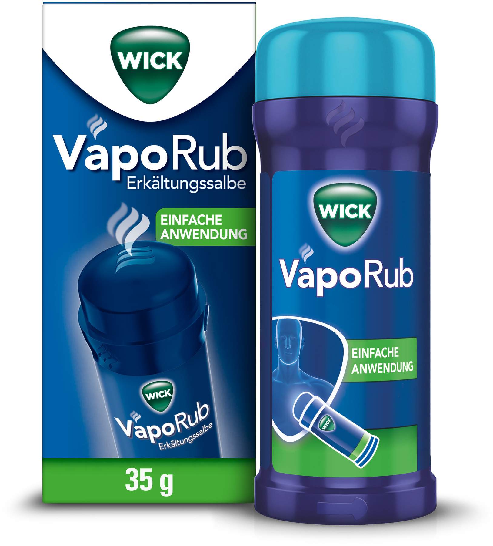 WICK VapoRub Erkältungssalbe im Applikator 35 g