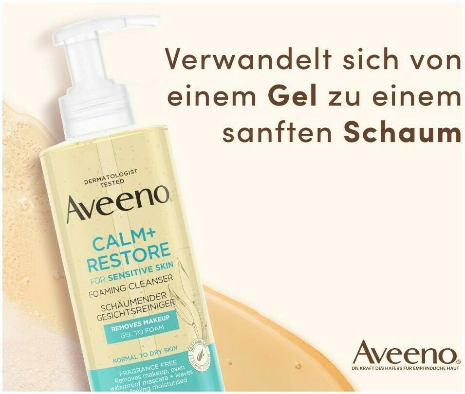Aveeno Calm+ Restore Schäumender Gesichtsreiniger 200 ml