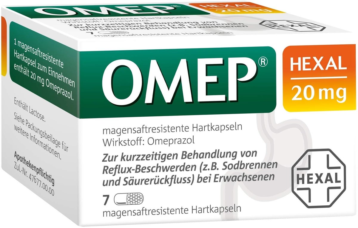 Omep Hexal 20 mg 7 magensaftresistente Kapseln