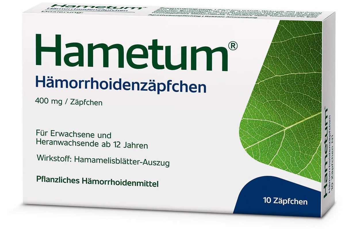 Hametum Hämorrhoidenzäpfchen 10 Stück