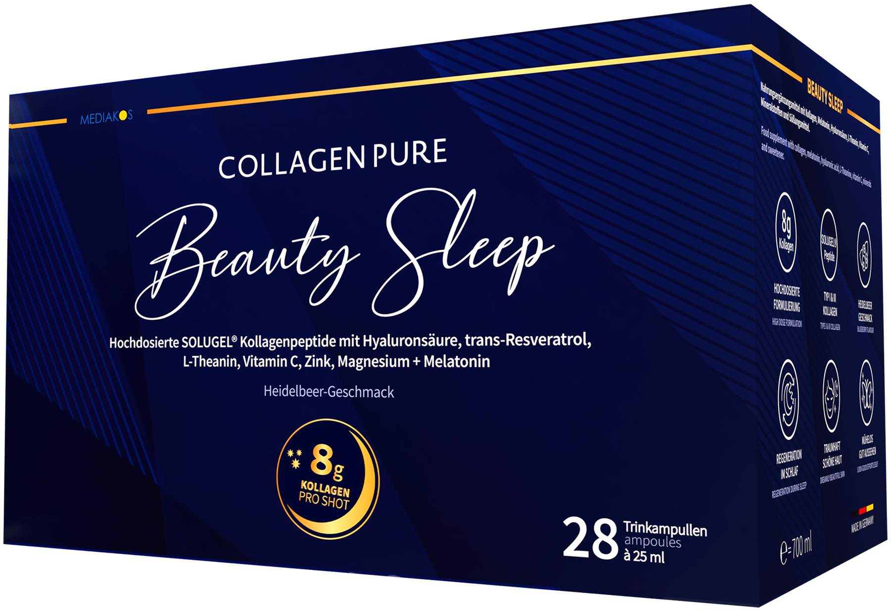 Collagen Pure Beauty Sleep 28 X 25 ml Trinkampullen