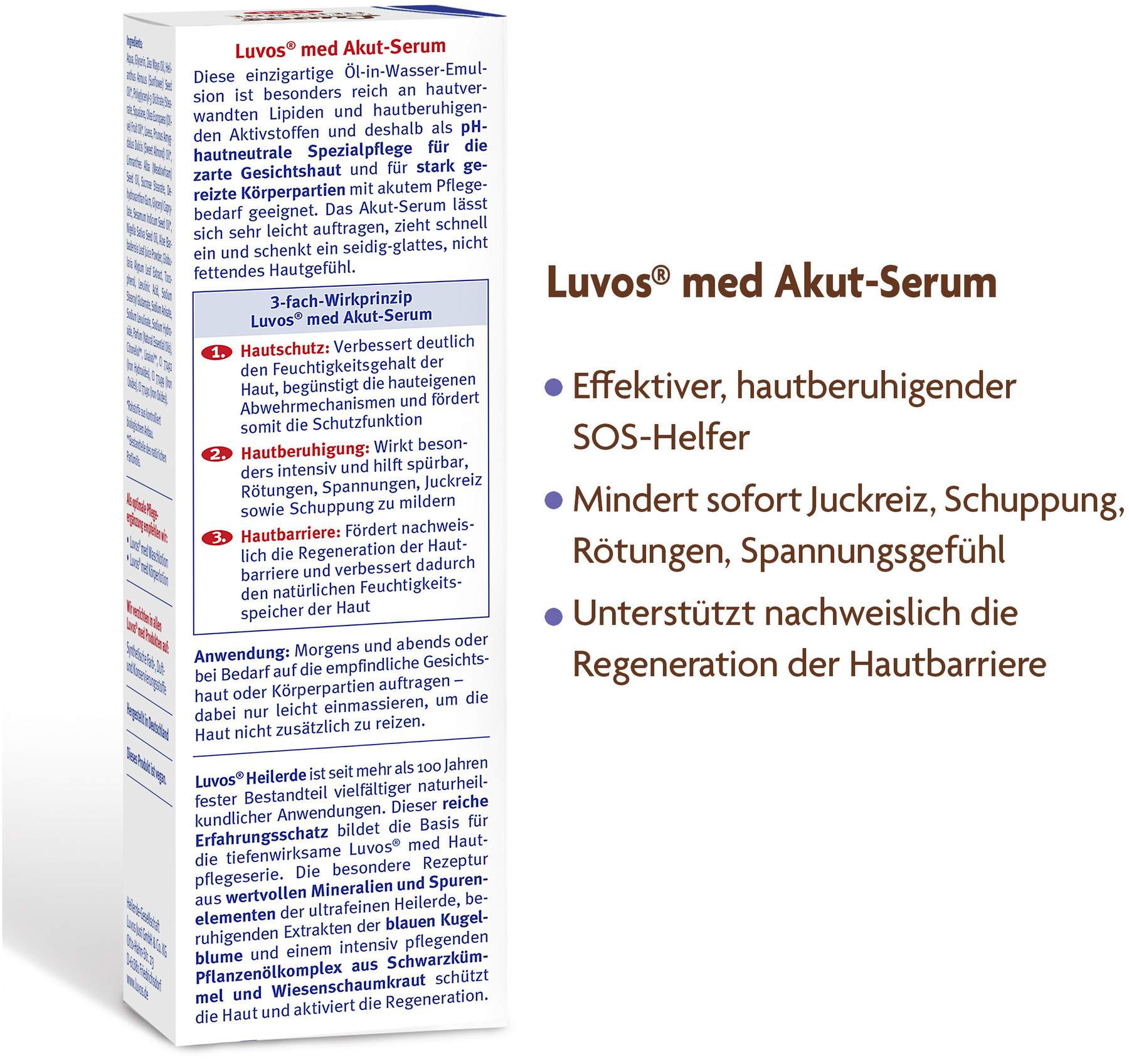 Luvos Naturkosmetik Med Akutserum 50 ml