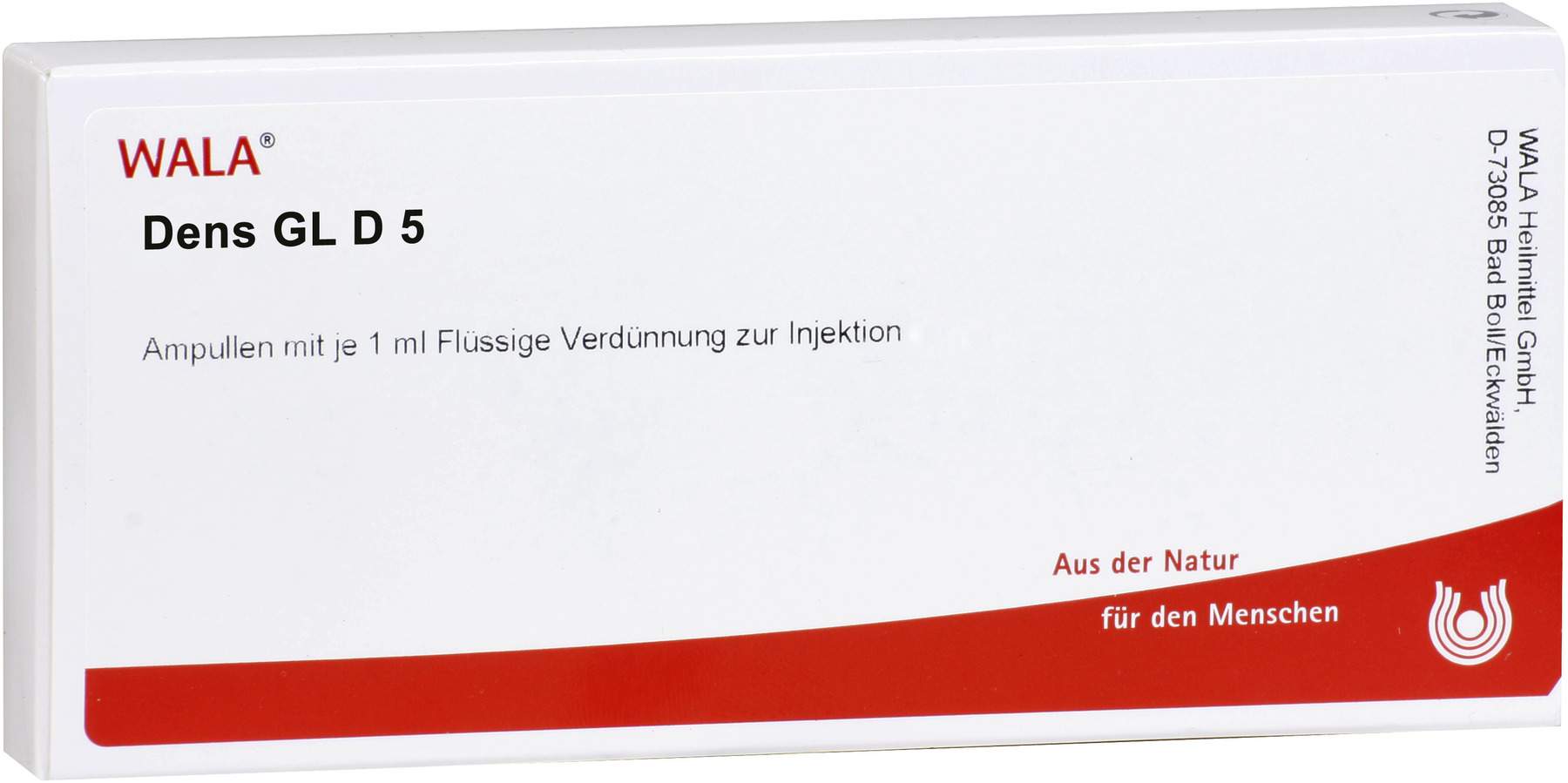 Wala Dens Gl D5 10 X 1 ml Ampullen