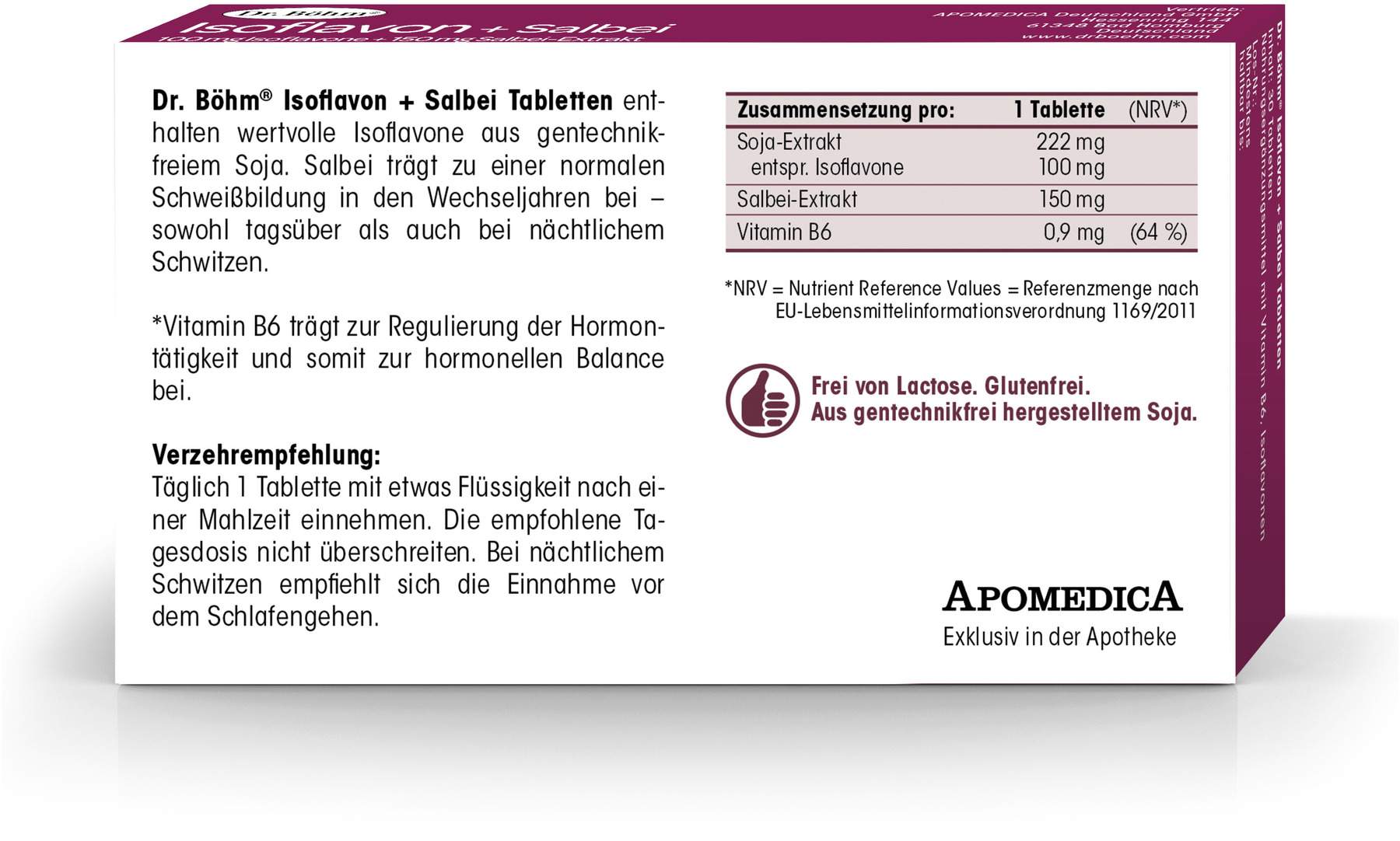 Dr.Böhm Isoflavon + Salbei 30 Tabletten