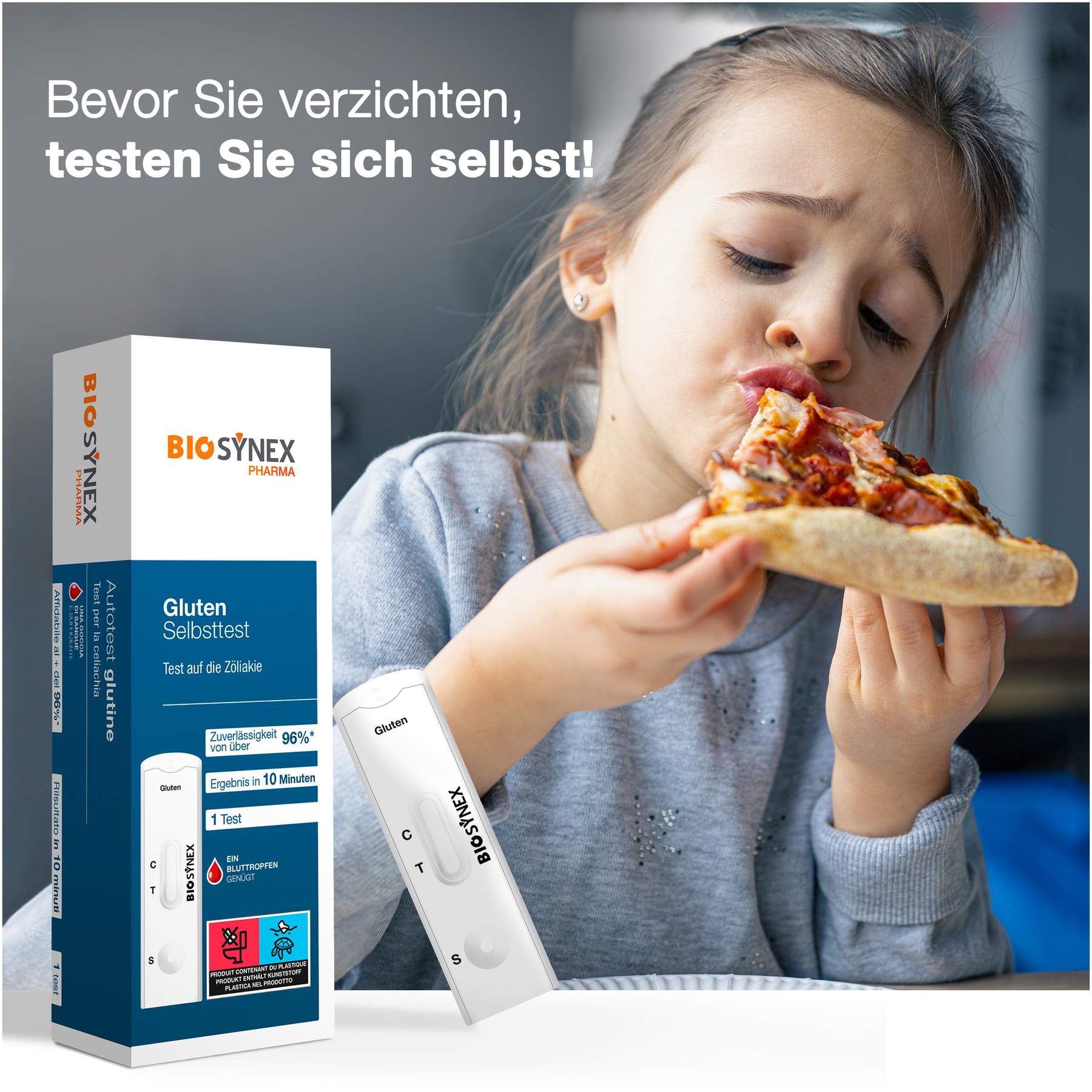 Biosynex Glutenintoleranz Schnelltest Zöliakie 1 Stück
