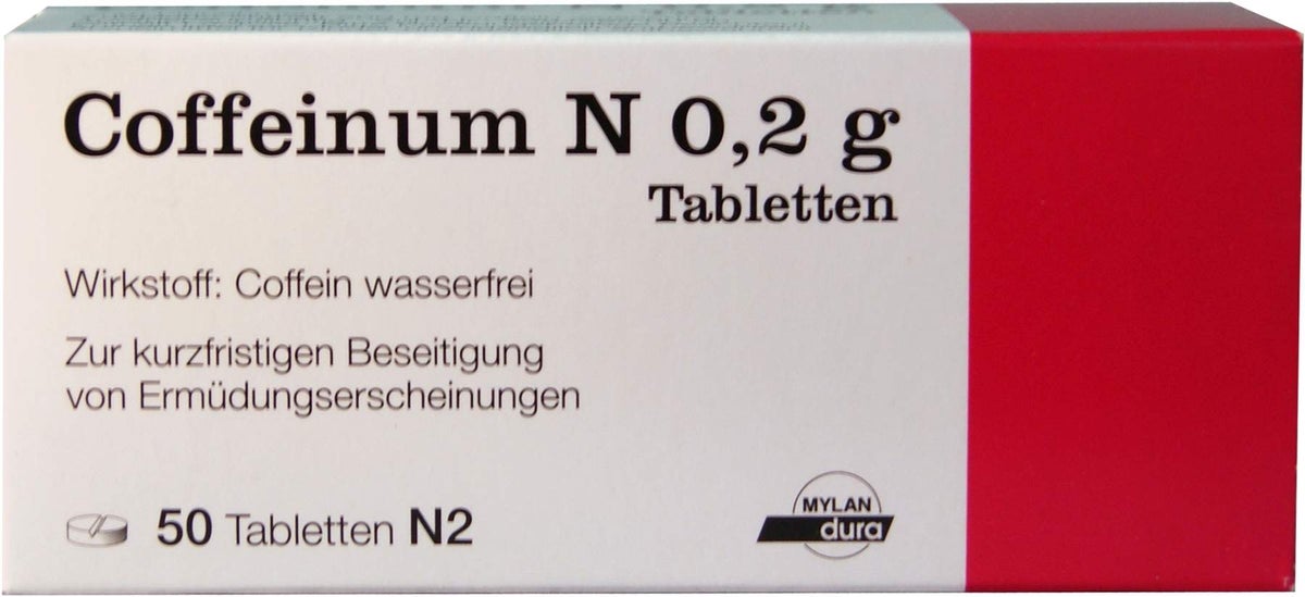 Coffeinum N 0,2 g 50 Tabletten