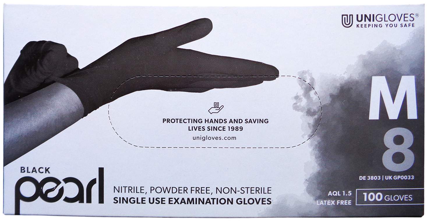 Handschuhe Einmal Nitril M Schwarz
