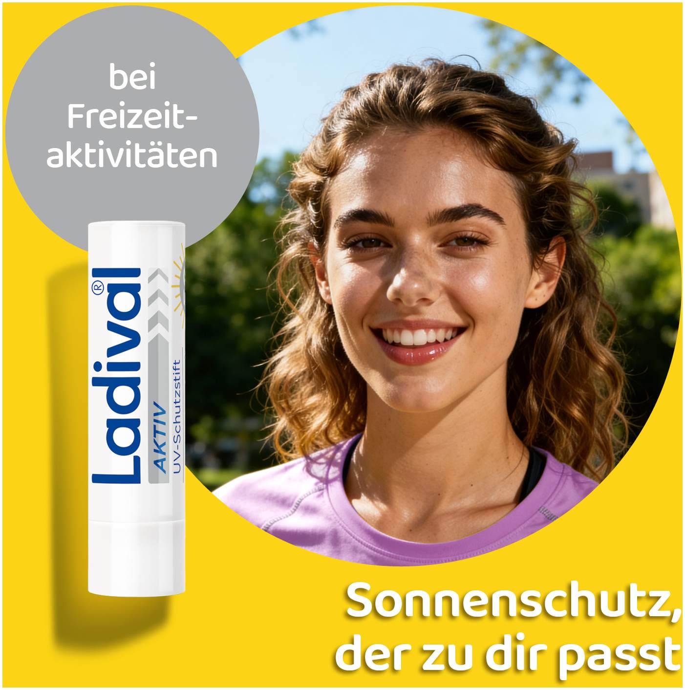 Ladival Aktiv UV-Schutzstift Lippen LSF 50+ 1 Stift