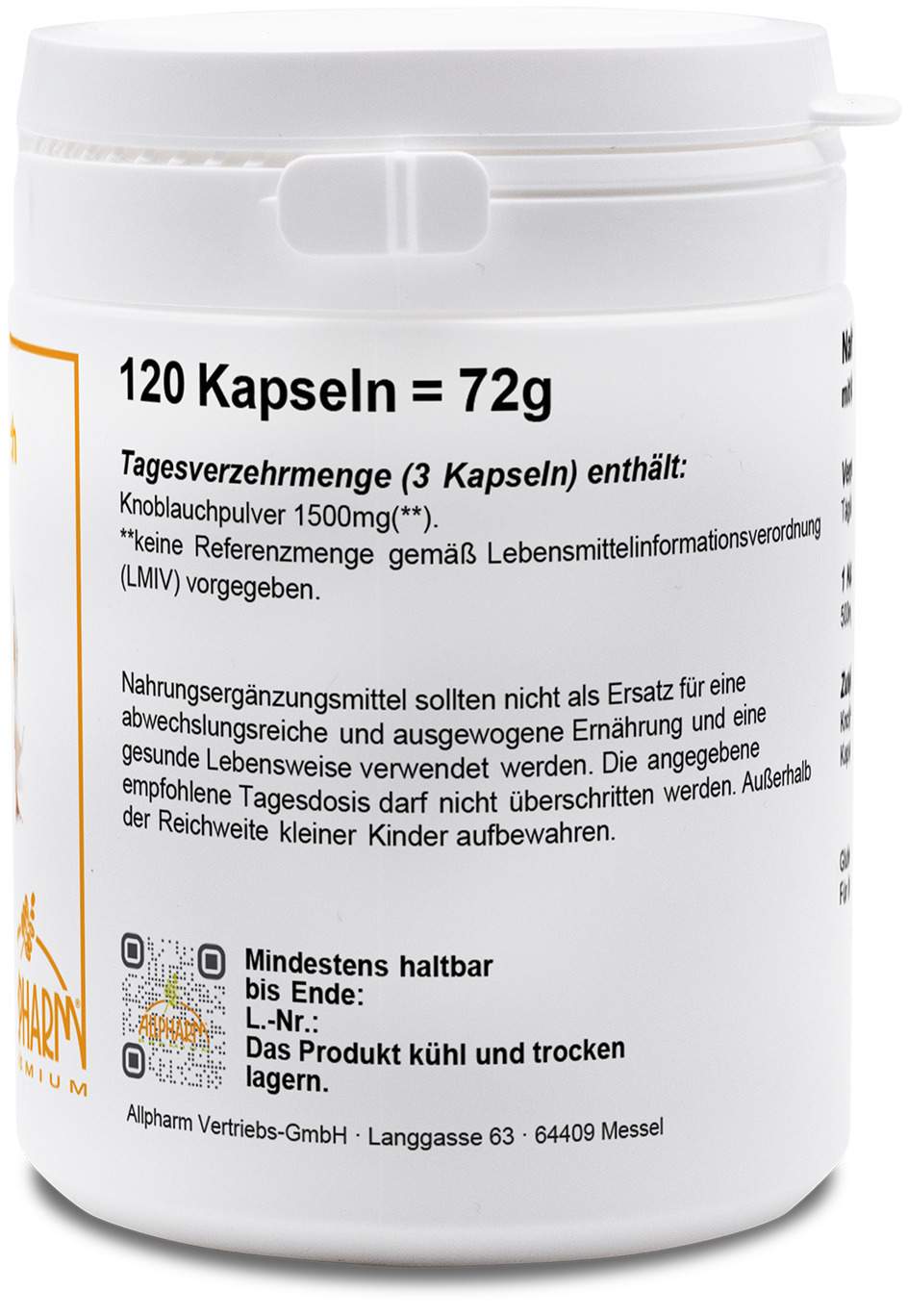 Knoblauch Kapseln 120 Stück