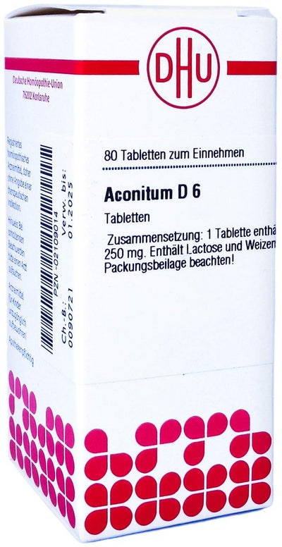 Dhu Aconitum D6 80 Tabletten