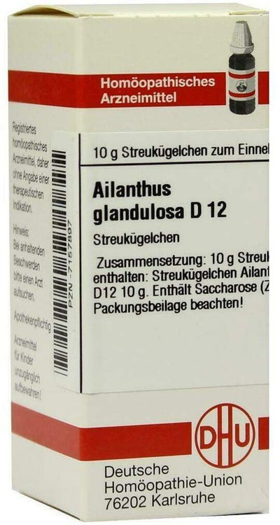 Dhu Ailanthus Glandulosa D12 Globuli