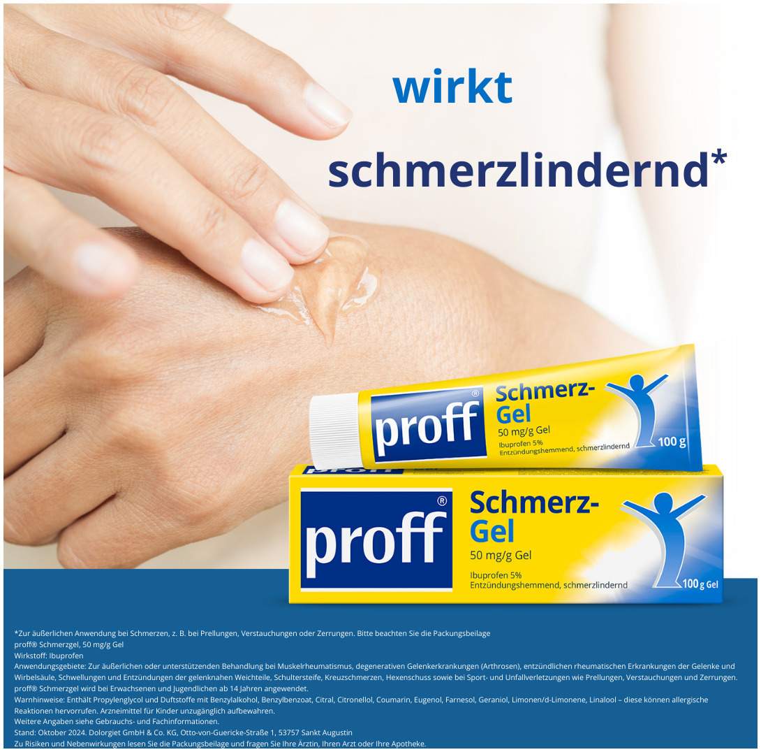 Proff Schmerzgel 100 g