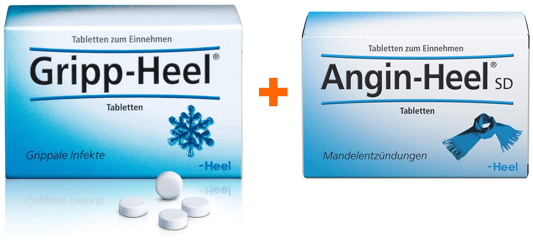 Gripp Heel 50 Tabletten + Angin Heel SD 50 Tabletten