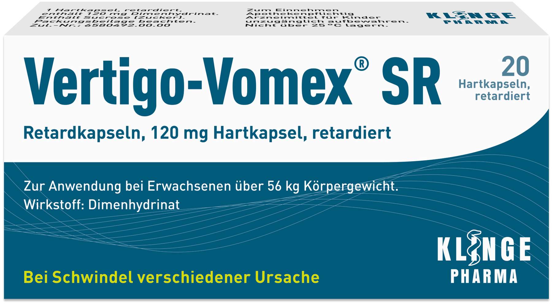 Vertigo Vomex SR 20 Retardkapseln