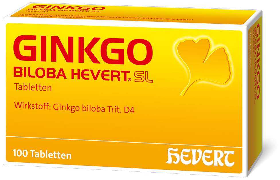 Ginkgo Biloba Hevert 100 Tabletten