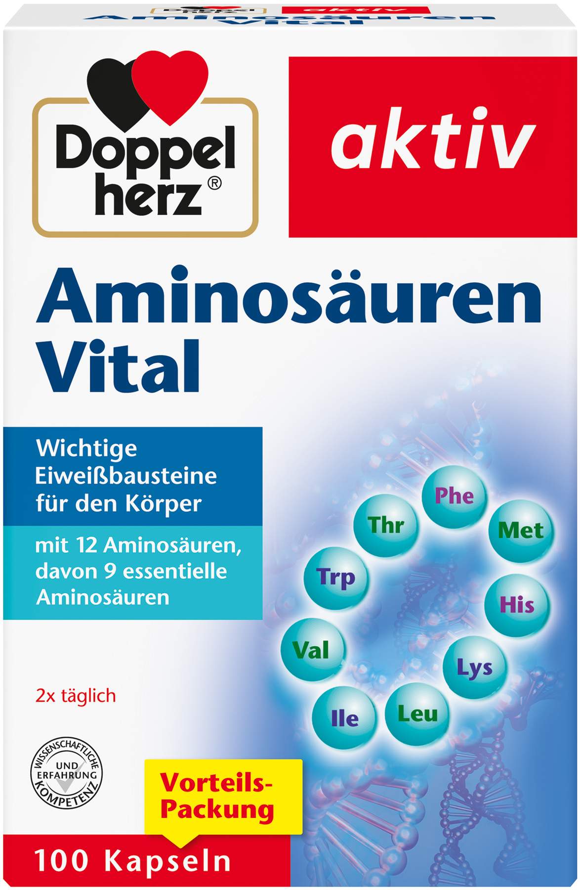 Doppelherz Aktiv Aminosäuren Vital Kapseln 100 Stück